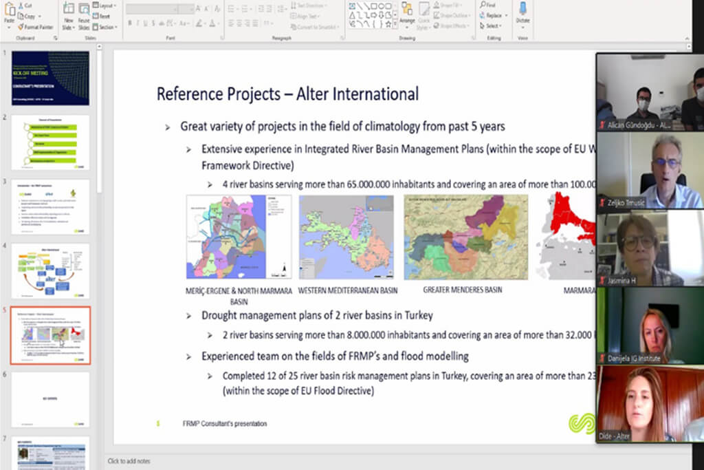 A Kick-off Meeting was Held for The Preparation of The Bosnia and Herzegovina Flood Risk Management Plan