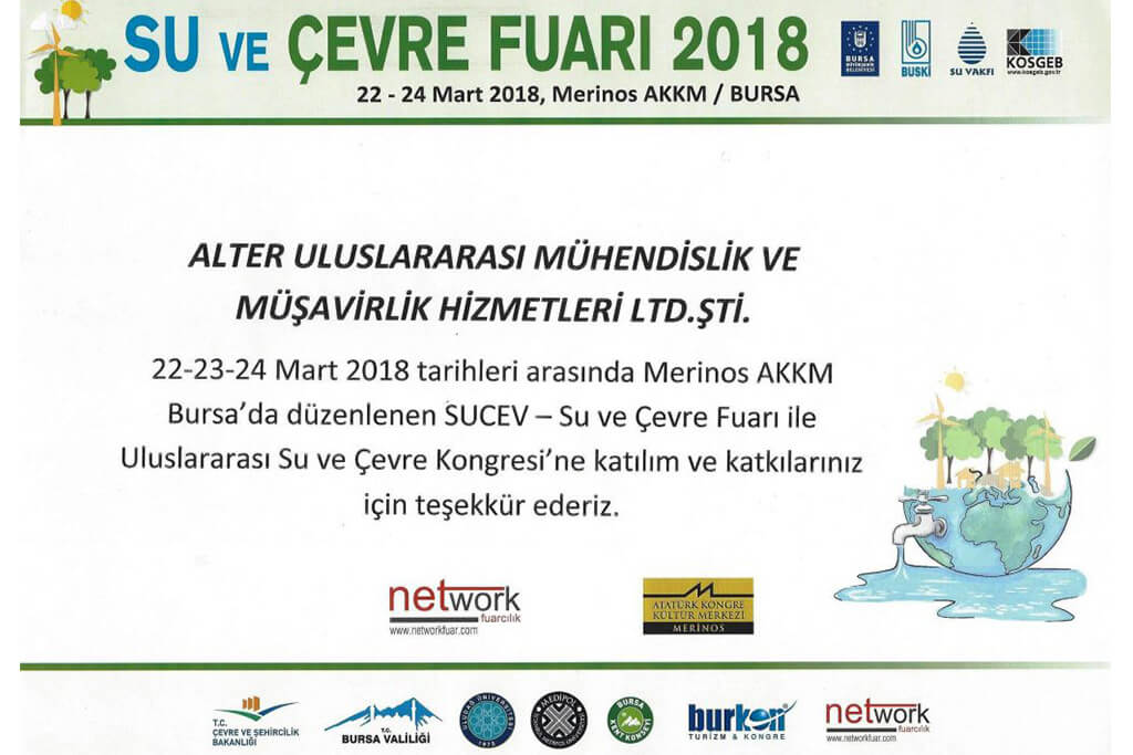 International Water and Environment Expo, 22-24 March 2018